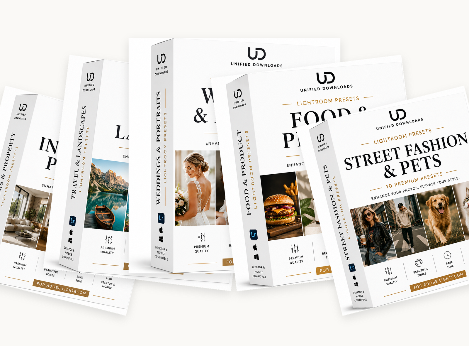 Complete Collection — All 5 Packs – Lightroom Presets (50 Pack)