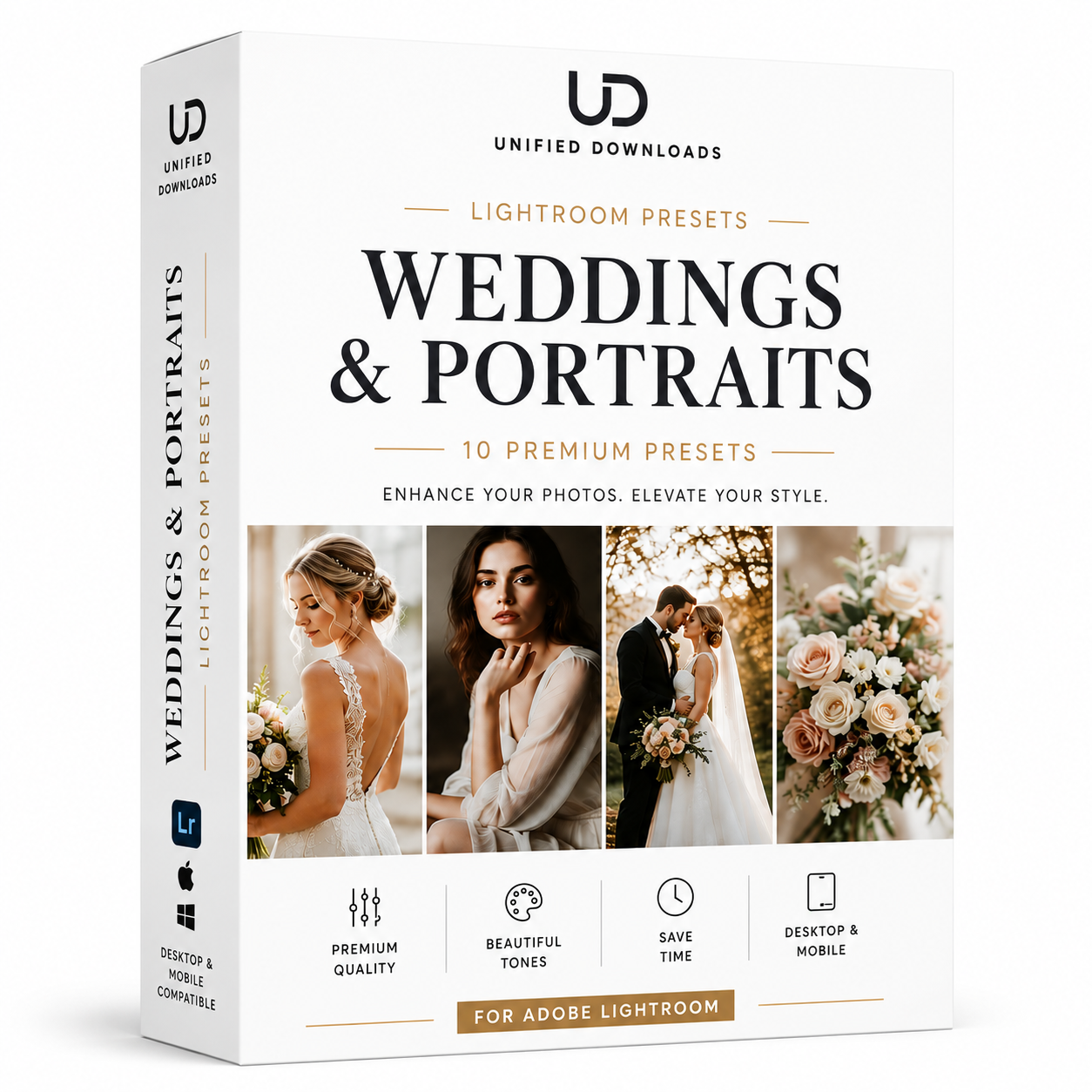 Weddings & Portraits – Lightroom Presets (10 Pack)